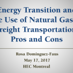 Energy Transition and the Use of Natural Gas in Freight Transportation: Pros and Cons